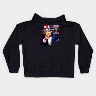 Trump 2024 uncle sam Kids Hoodie